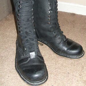 Dr. Martens - Franz - Motorcycle Boots - Black